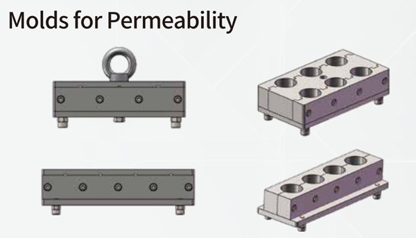 oilfield cement lab curing mold