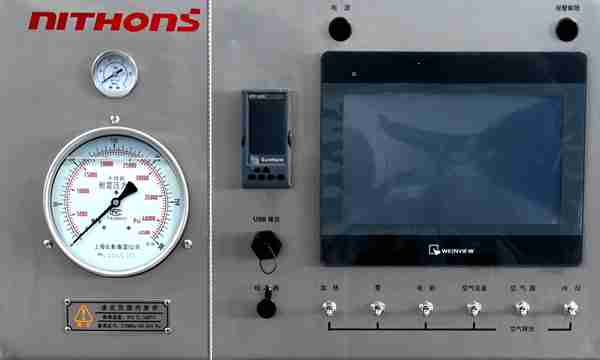 HTHP Consistometer touchscreen control and real-time test data