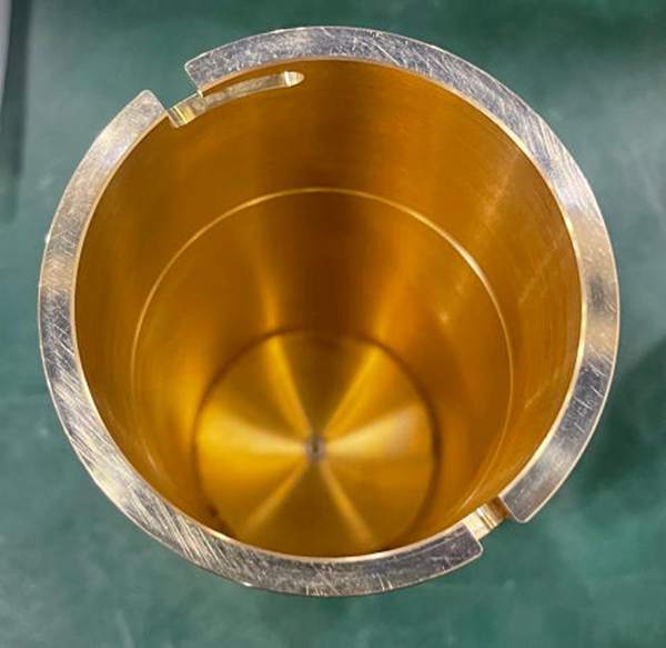 bronze slurry cup for cement testing