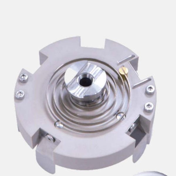 Torsional spring potentiometer for cement consistometer